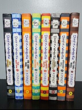 Diary of a Wimpy Kid Book Set Of 8 Hardcover Books